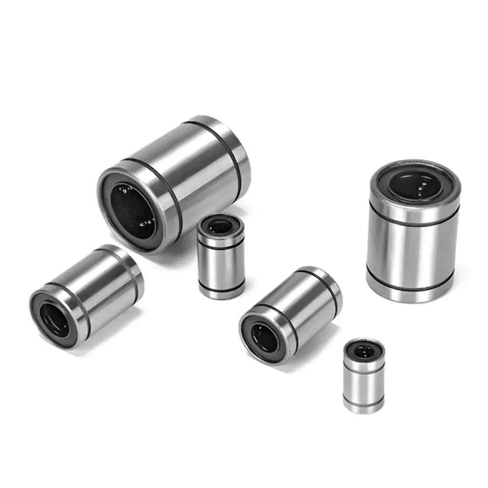 Durable CNC Part for 3D Printers LM8UU LM10UU LM12UU LM16UU LM3UU LM4UU LM5UU LM6UU Linear Ball Bearing Bushing Steel