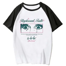 Eye top tees female Vintage Breathable Digital harajuku 80s Classic t-shirt anime University kawaii Graphic 2000s