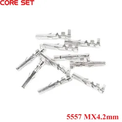 100pcs/50Pcs Molex 5557 Terminal Plug Connectors Pitch 4.2 MM Wire Cable Housing MX4.2mm Female Pin 5556-T 5557 NEW