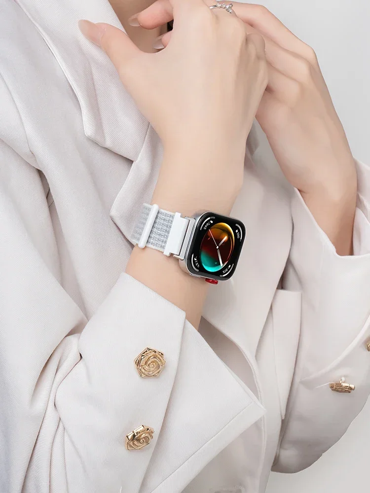 النايلون حلقة الفرقة لساعة هواوي صالح 4 برو حزام معصمه تنفس الرياضة سوار كوريا هواوي ساعة صالح 3-Fit 4 اكسسوارات