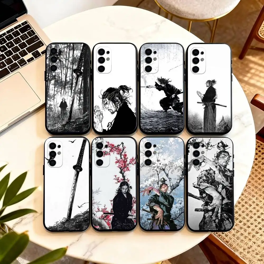 Miyamoto Vagabond M-Musashi   Phone Case Black Silicone Soft For Samsung S25,S24,S21,S22,S23,S30,Ultra,S20,Plus,Fe,Lite