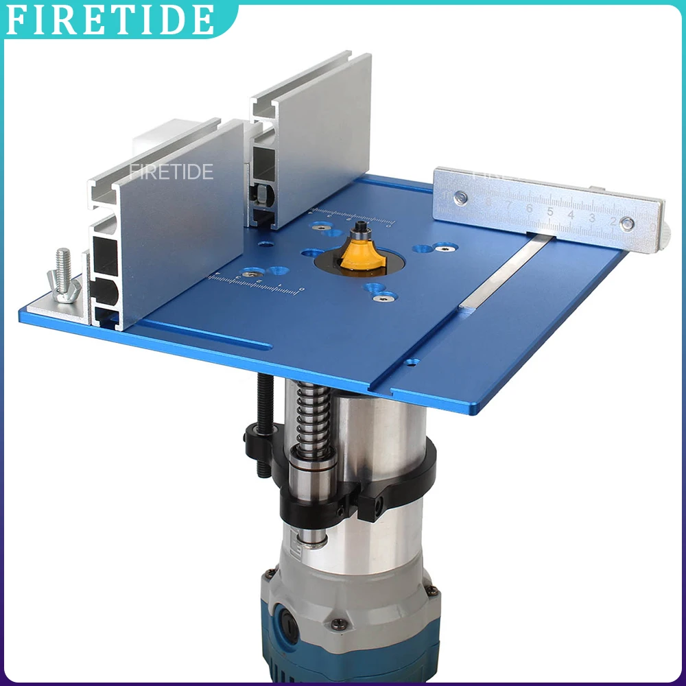 

Комплект подъема фрезерного станка и алюминиевая фрезерная пластина для универсального деревообрабатывающего фрезерного стола, верстака, триммера, гравировки Mach