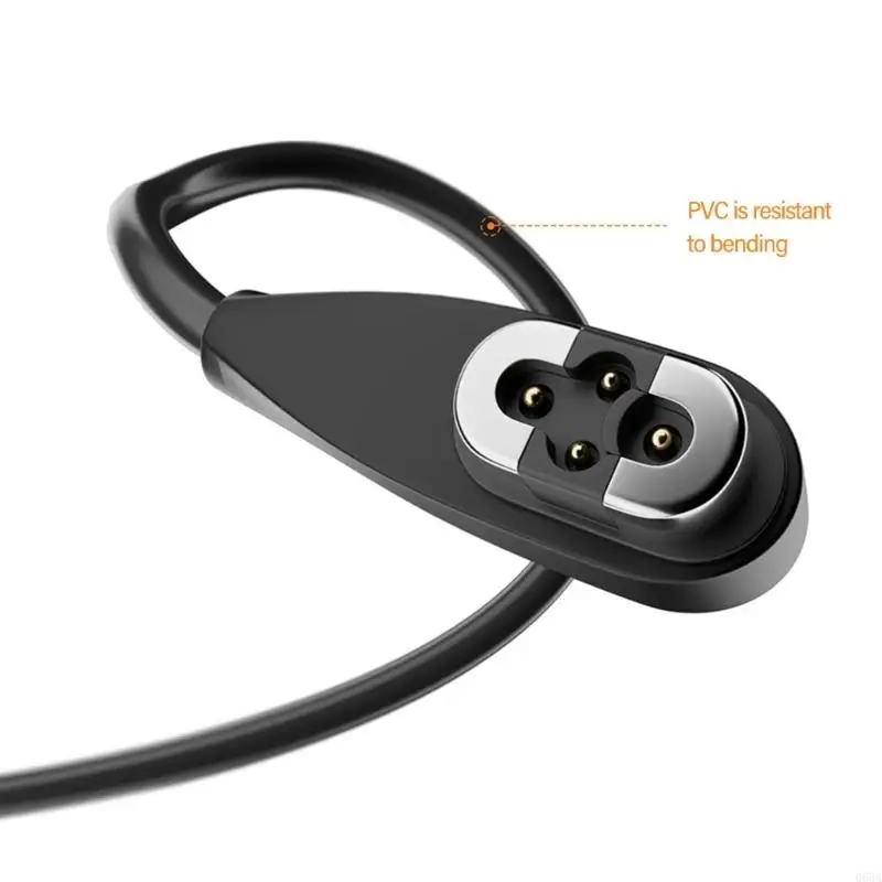편리한 USB 충전 와이어 코드 마그네틱 연결 전력 어댑터 OpenSwim S710 뼈 전도 이어폰 066A