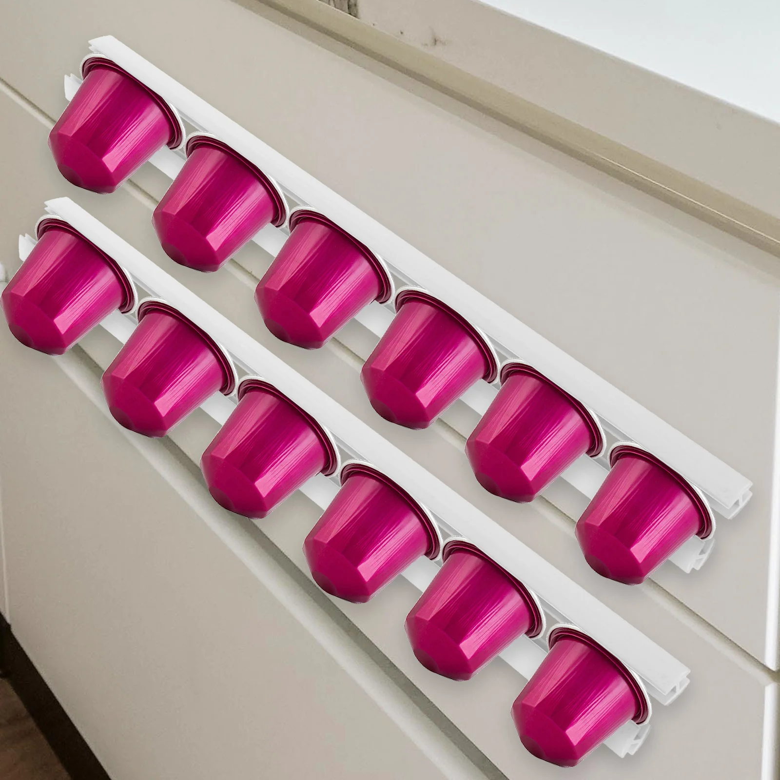 

Coffee Bag Storage Mount Station Organizer for Countertop Stand Capsule Pod Plastic