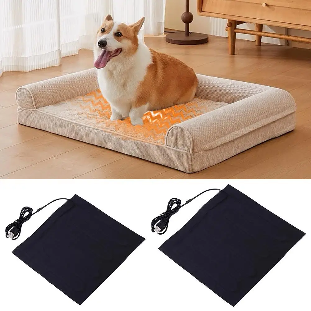 USB Pet Heating Pad Electric Warm Mat Waterproof Fast Heating Blanket Foldable Sleeping Bed For Dogs Cats