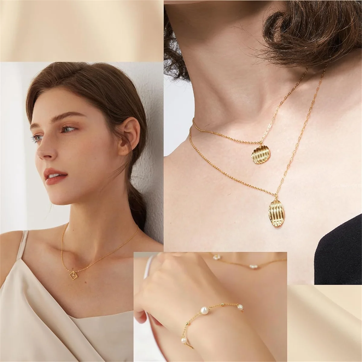 

Цепочки для ожерелья ABNJ для изготовления ювелирных изделий, 6-рулонные цепочки и цепочки для изготовления ювелирных изделий с застежками-лобстерами