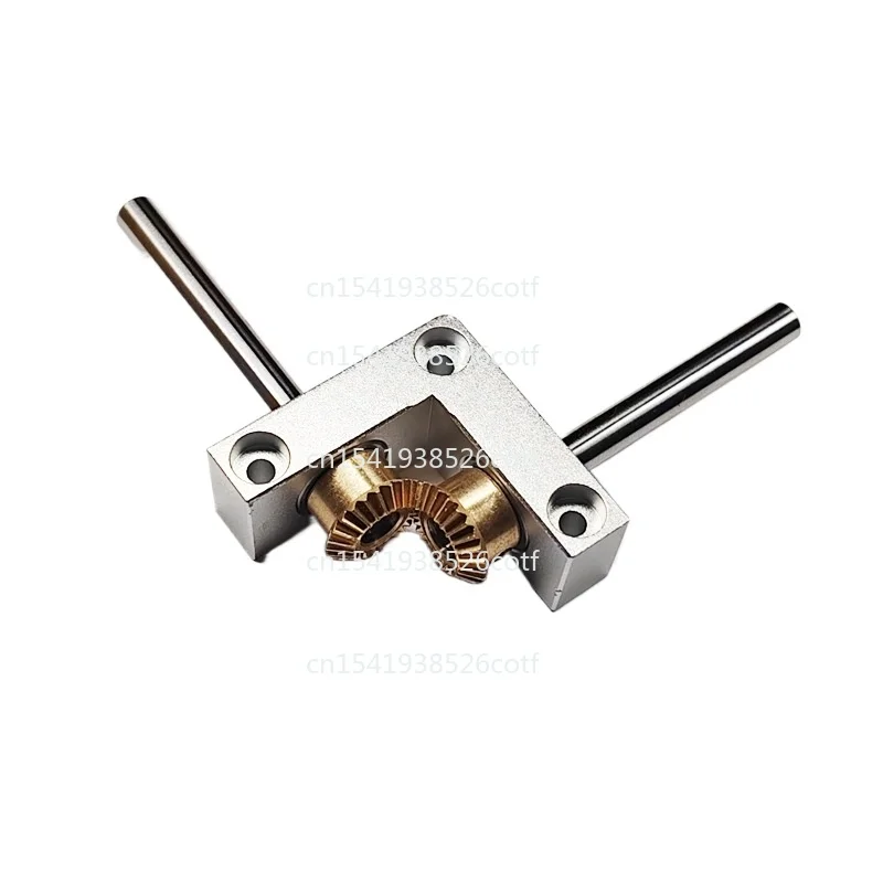 4/5mm Mini Right Angle Adapter Small 90 Degree 1:1 Gearbox Bevel Gear Reverser Model Transmission Box