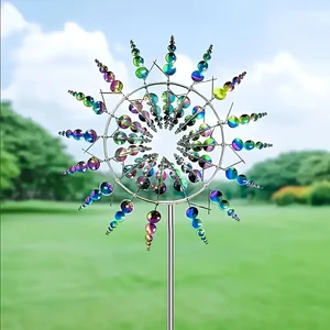 Kreative Terrasse Jardim Gramado Single Decoration Windsammler Cinetic Energy Magic Metal Mühlenrotatoren 8 Hauptverkäufe Catavent Jardim - №5