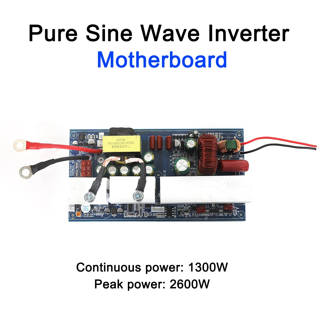 Imagem -04 - Placa-mãe do Inversor de Onda Senoidal Pura sem Invólucro Inversores Solares do Carro Conversor de Energia 1400w 2600w 12v 220v