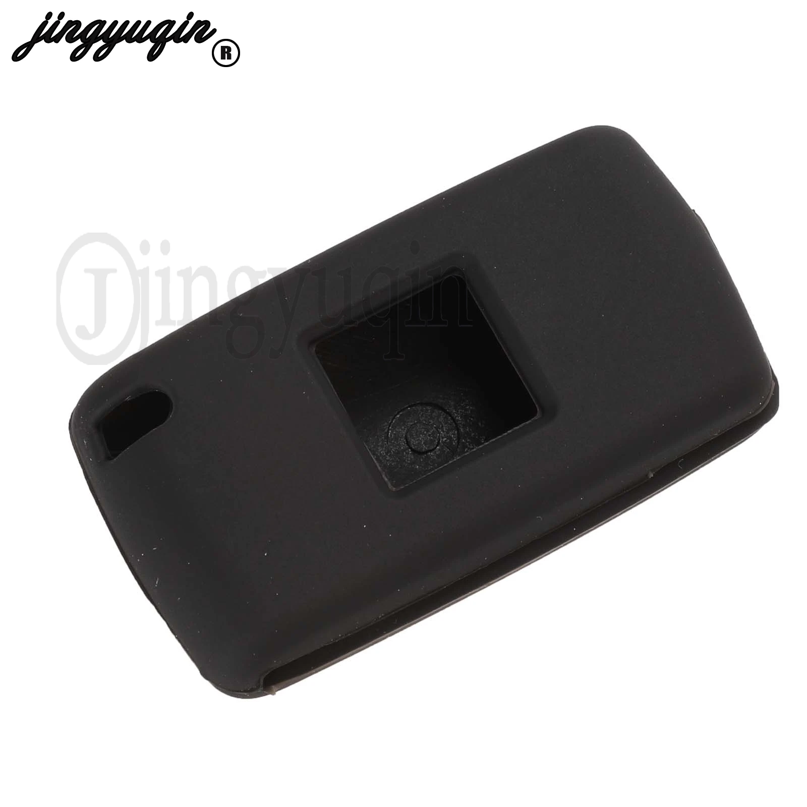 Silicone Car Remote Key Fob Shell Cover Case For For Peugeot 4 Button  1008 807 Citroen C8 Skin Holder 2007 2008 2009