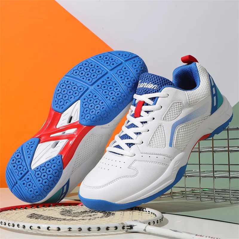 New Unisex Professional Badminton Sneakers Anti-slip Shock Absorption Ankle Support Indoor Volleyball Table Tennis Sport Shoes