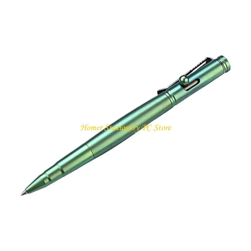 

Y5LA Metal Bolt Action Ballpoint Pen Retractable Ballpoint Pen for Office Outdoor