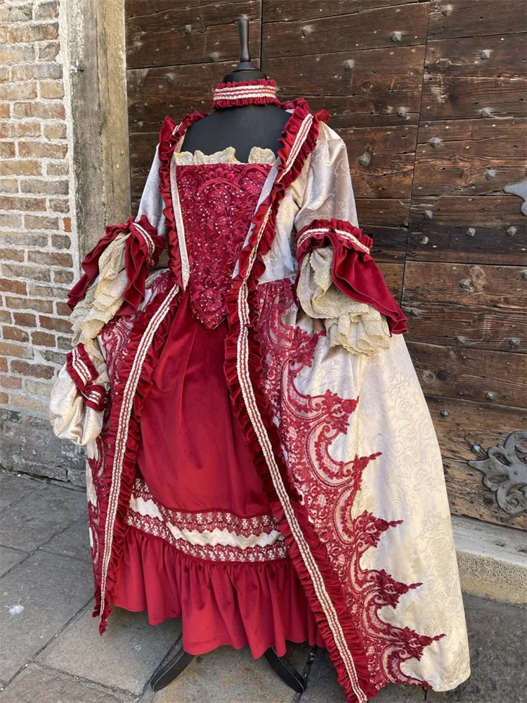 Robe des années 1700 A La Francaise Rococo Marie Antoinette Robe baroque Robe de cour royale Robe de bal sur mesure