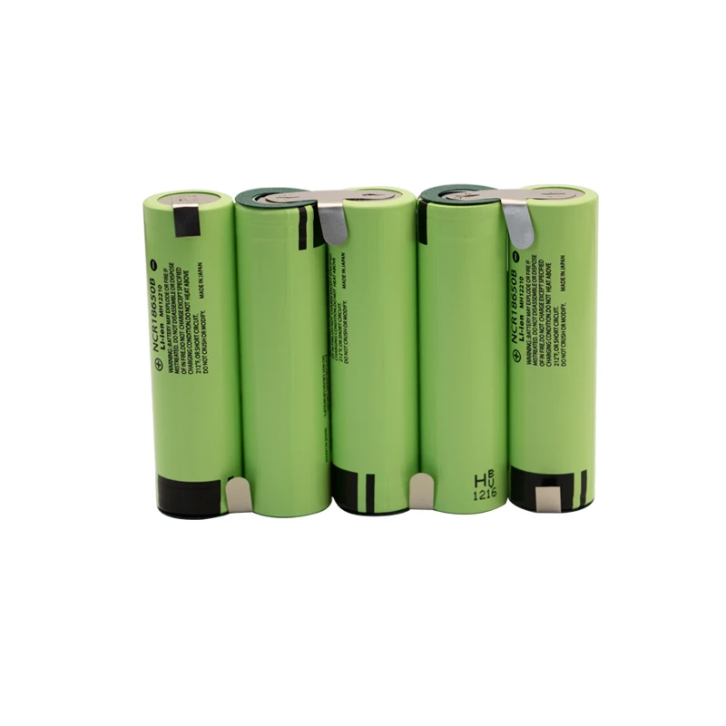 3S1p 1s3p 4s1p 4s2p 5s2p 5s1p 12.6V-21V NCR18650B battery pack, 18650 3400 mAh battery, suitable for 18V screwdriver batteries