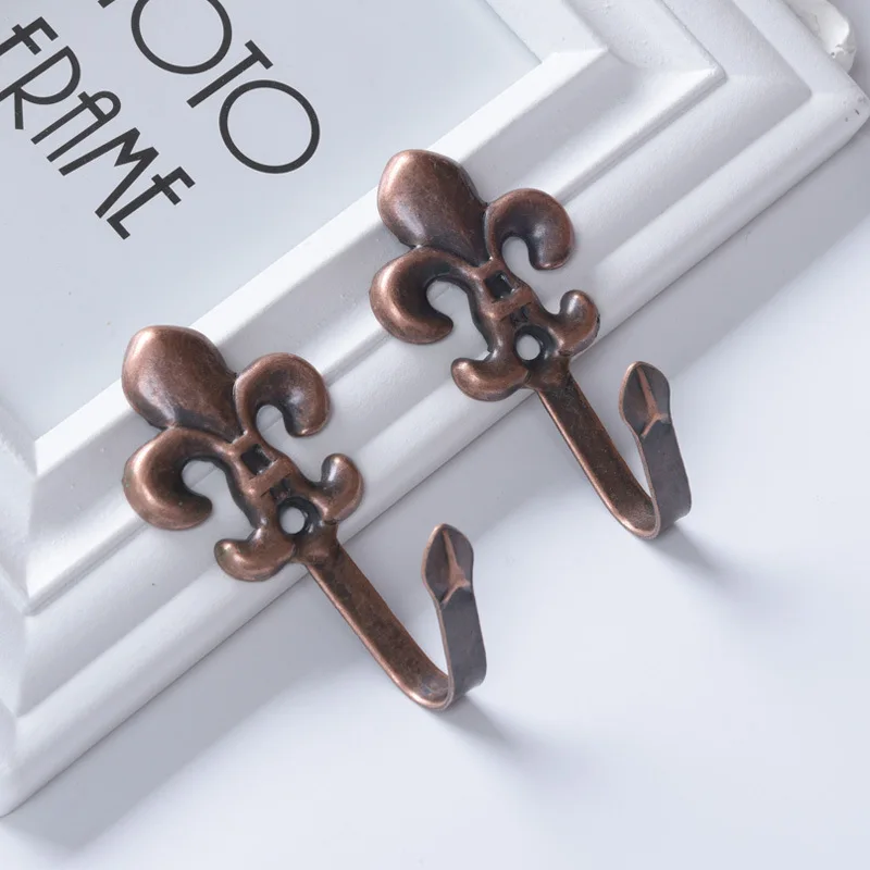 

Accessories Zinc Alloy Vintage Organizer Holder Wall Living Room Home Decoration Plum Blossom Shaped Towel for Curtain Hook