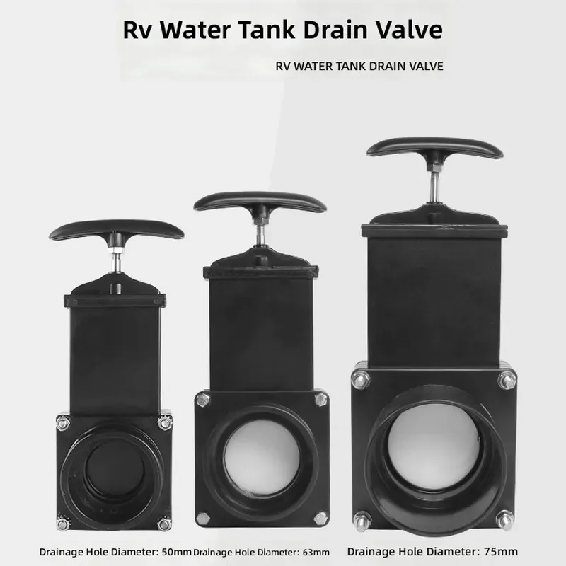 for RV Modification Accessories Clean Water Tank Sewage  Black Water Tank Sewage Valve Water Tank Valve