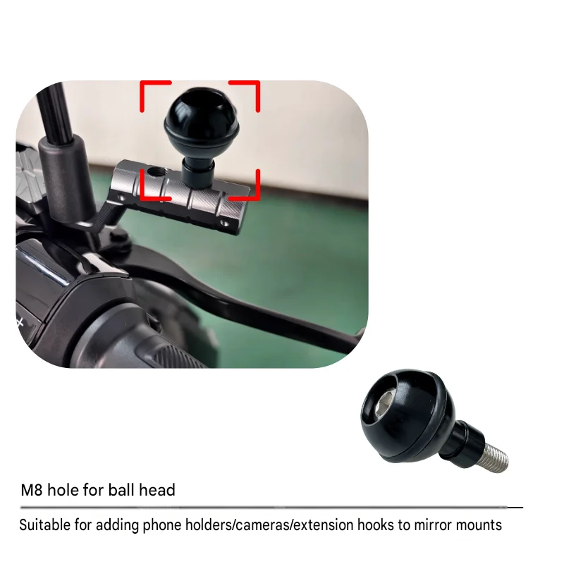 For  C400 GT C400X Mirror Mount Extension Bracket, Multifunctional Navigation Phone Holder Crossbar