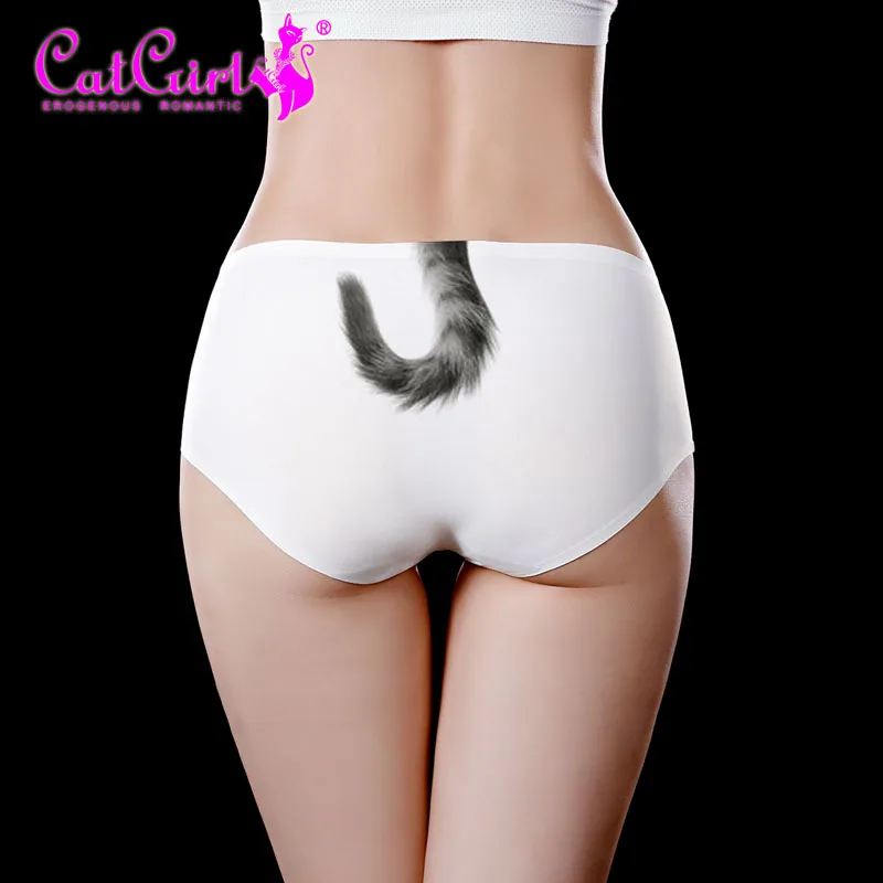 Women\'s Creative Style Cute Underwear Girl Briefs Cat Underwear