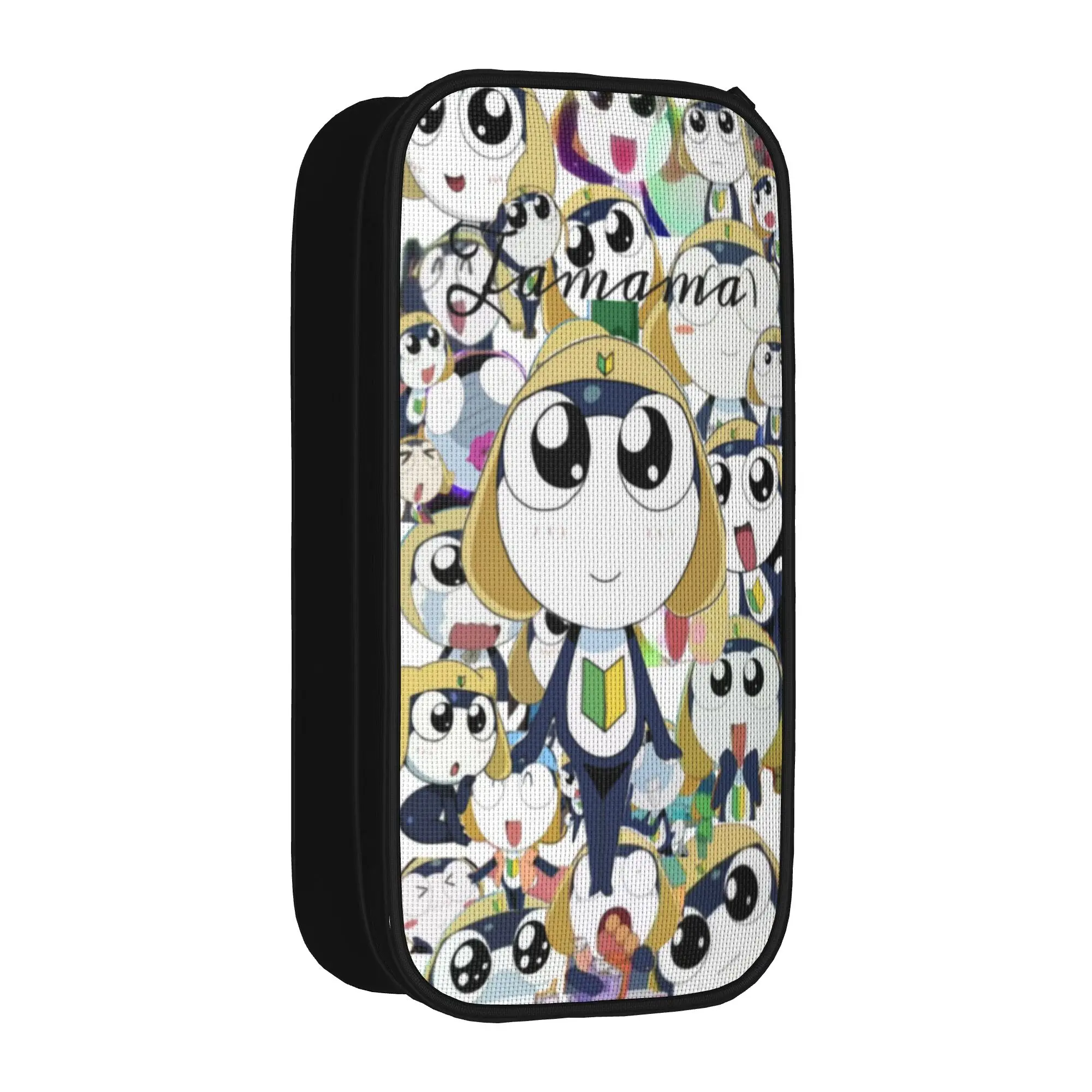 Keroro Gunso Pen Box Double Layer Large Capacity Office Supplies  Pen Case Suprise Gift