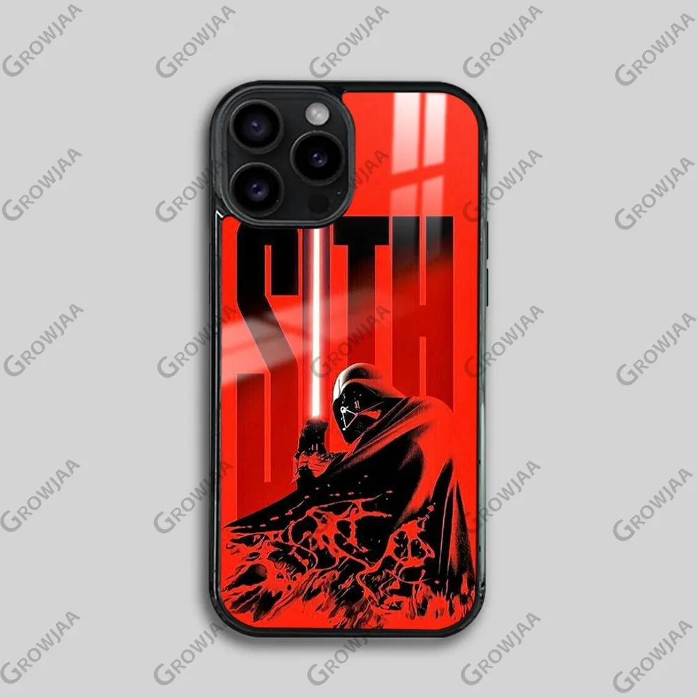 S-Star wars Phone Case For iPhone 15 14 13 12 11 Pro Max Plus Mini Mirror Magnetic Funda Cool Cover Magsafe Phone Case