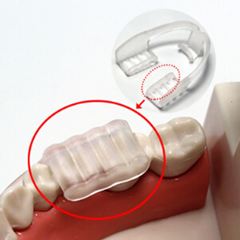 Protector bucal para bruxismo, protector bucal para dormir, férula para apretar, aparatos dentales, entrenador de alineación, ayuda para dormir, herramientas protectoras de dientes 2025