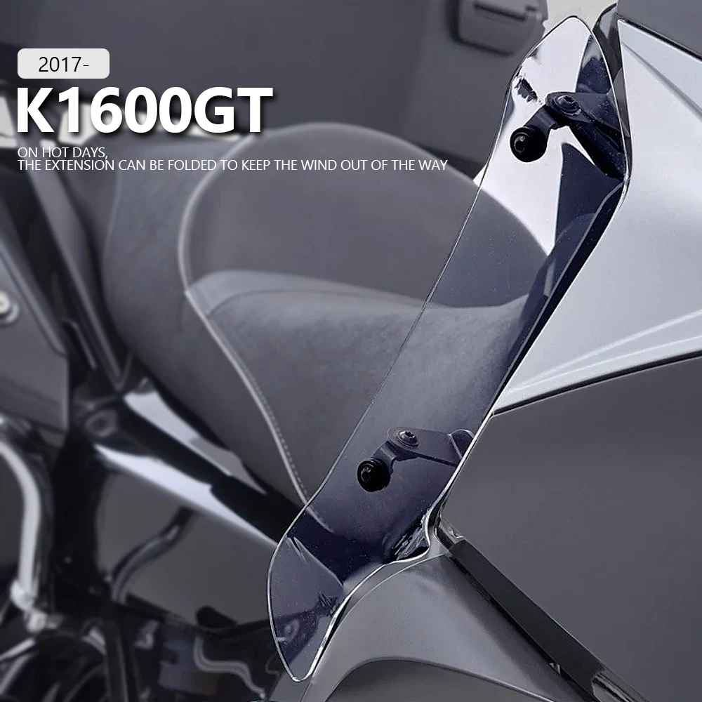 

2017 - Side Wind Deflectors Motorcycle Windscreen Acrylic Windshield For BMW K1600GT K 1600 GT Black Transparent Light Brown