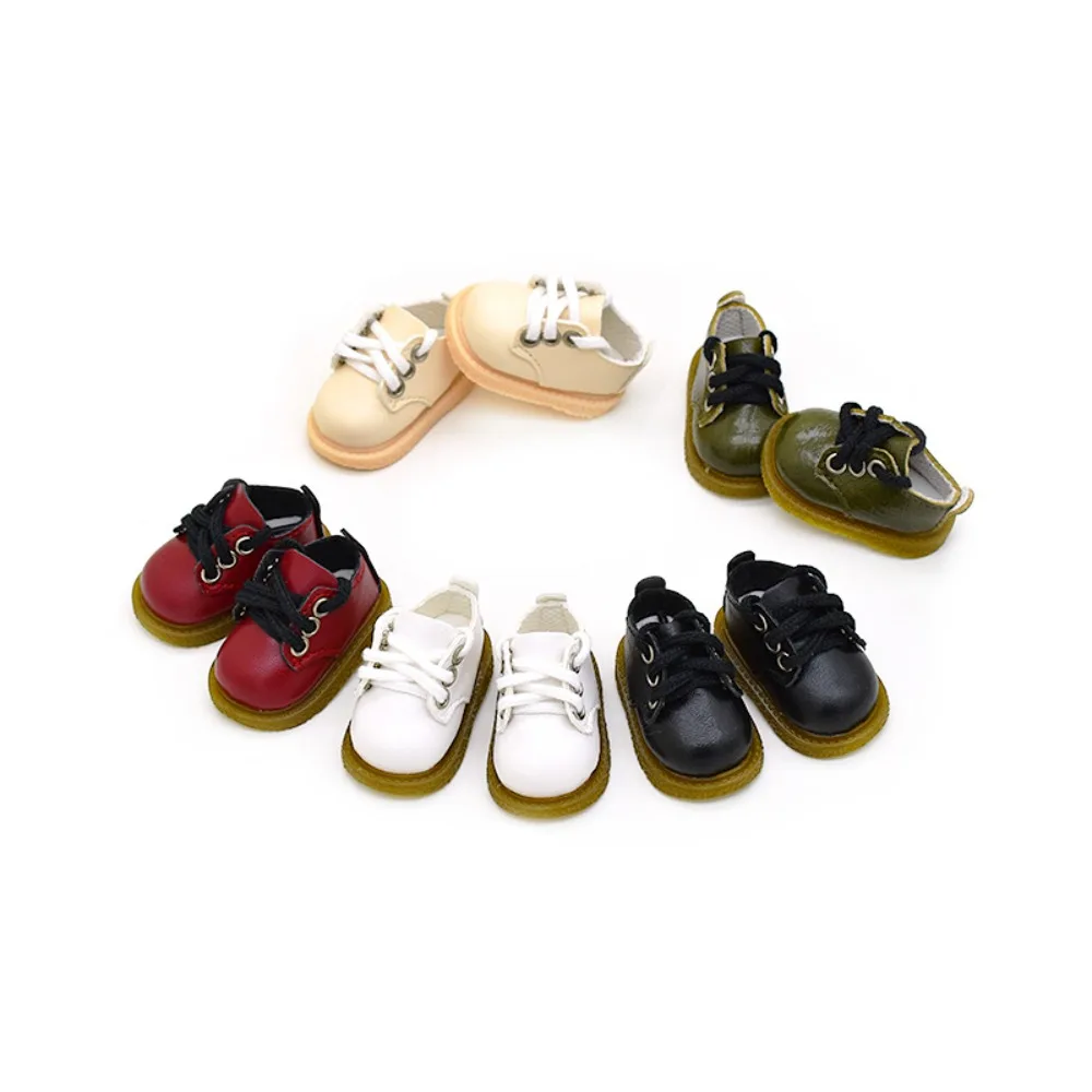 

5cm Length Doll Shoes 1/6 BJD Leather Shoes 30cm Joint Doll Shoes Dolls Accessories Sitting Party Christmas Birthday Gift Toys