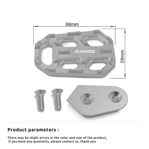 Imagen 2 del producto Pedal de palanca de freno trasero, extensión de clavija de freno trasero, extensor de almohadilla, accesorios para BMW G310GS G 310GS 2017-2019 2020 2021