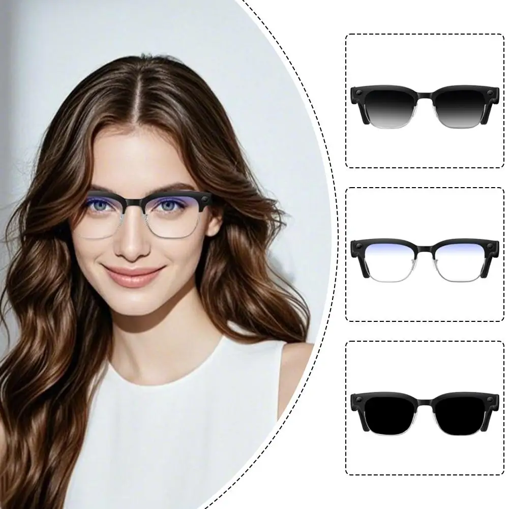 

Умные очки W630 с AI-камерой, HD-качеством, двойной стабилизацией, водонепроницаемостью IP66, шумоподавлением ENC, Bluetooth-звонками и защитой от синего света