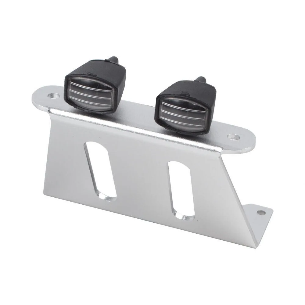 Aluminum Alloy RC Front Bumper W/Light Suitable For Tamiya CW01 Lunch Box Midnight Pumpkin Parts