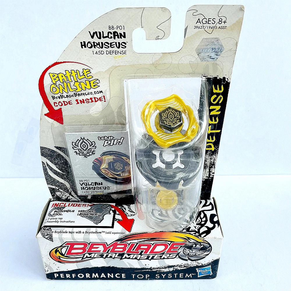 

Original HAS-BRO Beyblade BB-P01 Vulcan Horuseus 145D Metal Masters