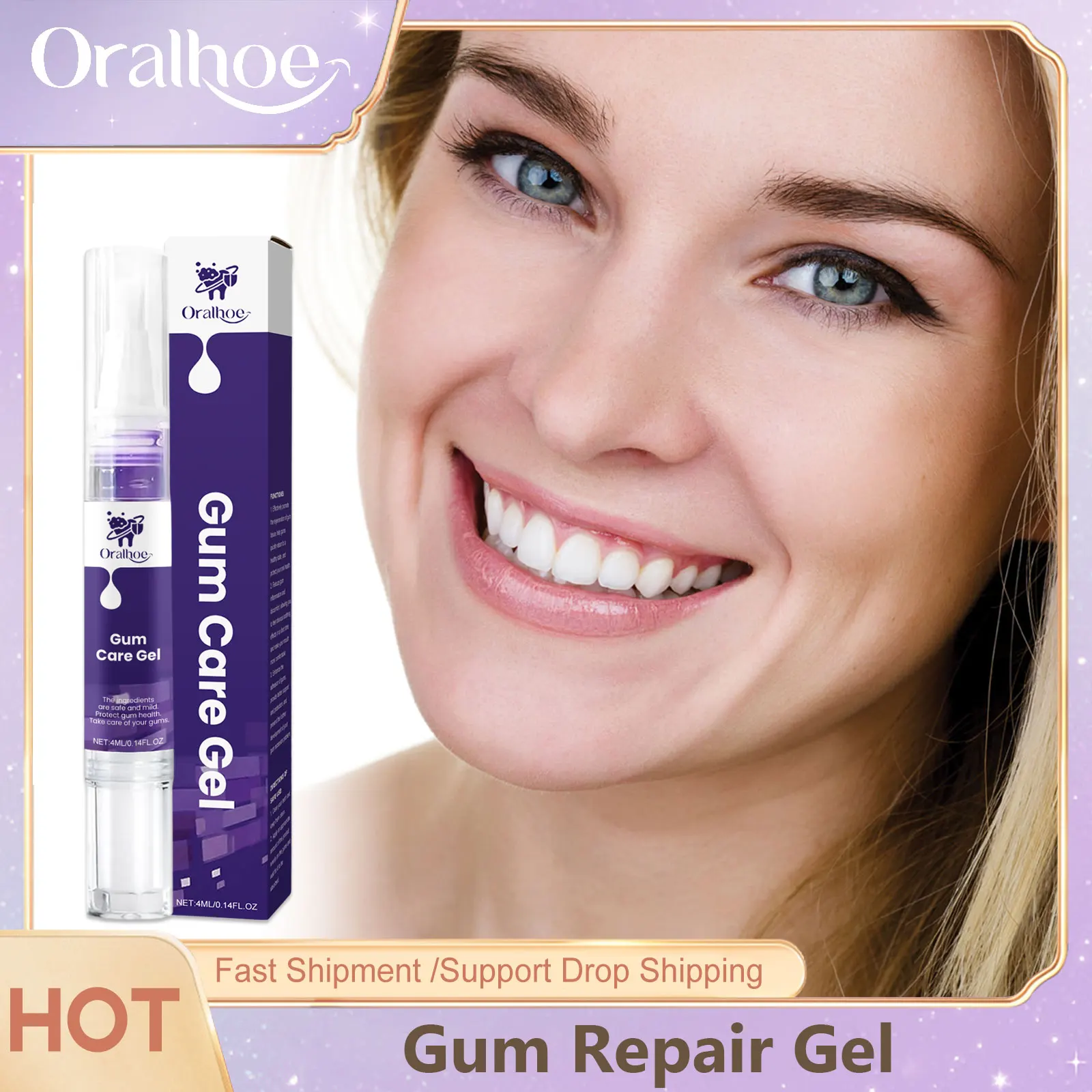 

Gum Repair Gel Teeth Whitening Pen Teeth Essence Liquid Oral Care Drops Remove Yellow Plaque Stains Relieve Gums Decay Toothache