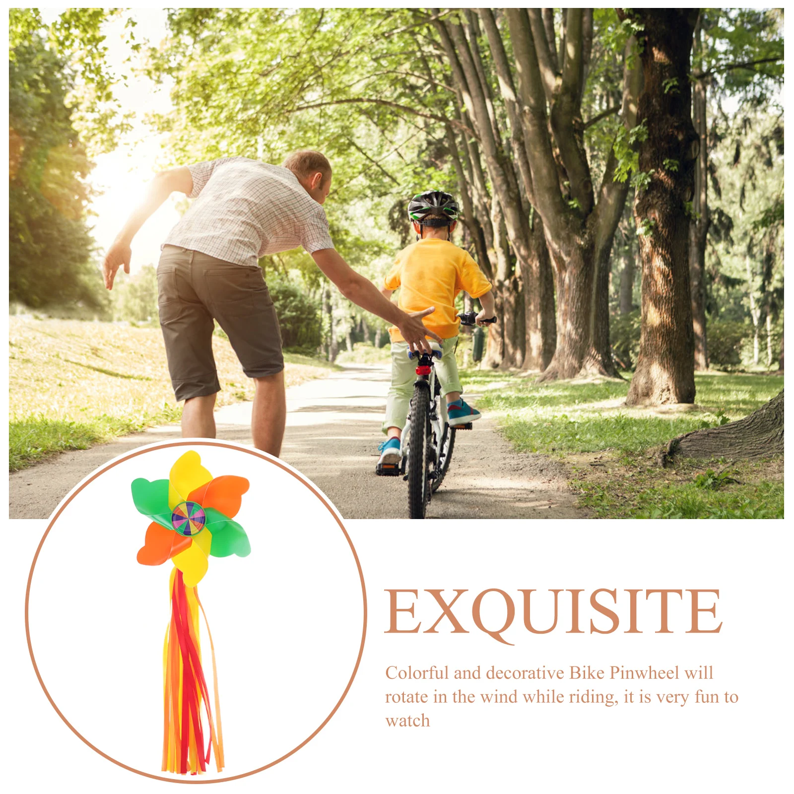 

Scooter Windmill Binding Strips Bright Colors Durable Decorative Kids Bike H Ribbon Streamers Rainbow Tassels Outdoor Toys
