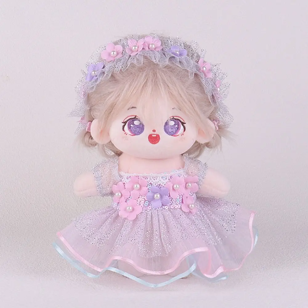 Ropa Muñeca de algodón Ropa de lolita Muñeca de algodón Ropa de muñeca de peluche Lolita 20 cm Traje casual Falda de princesa