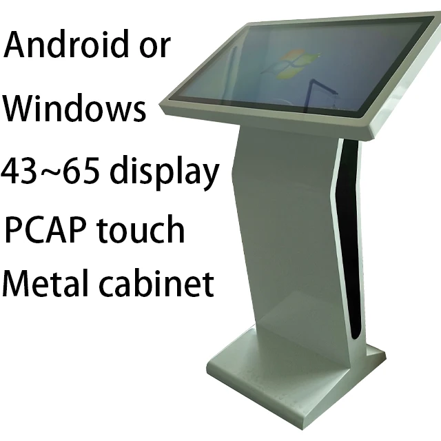 4K 3840*2160 Resolution Stand Horizontal 700 Nits Touch Screen Monitor Digital Signage And Displays