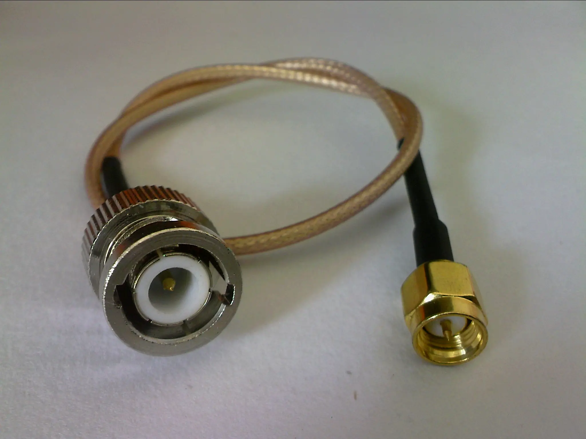 SMA Male to BNC Male Test Cable, RF Coaxial Test Jumper Wire for Signal Measurement
