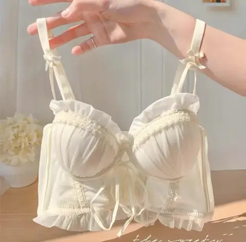 여성 Bralette 레이스 메쉬 속옷 탑 브래지어 여성을위한 섹시한 감싸 인 가슴 얇은 컵 탑 달콤한 귀여운 와이어 무료 통기성 란제리 Best5