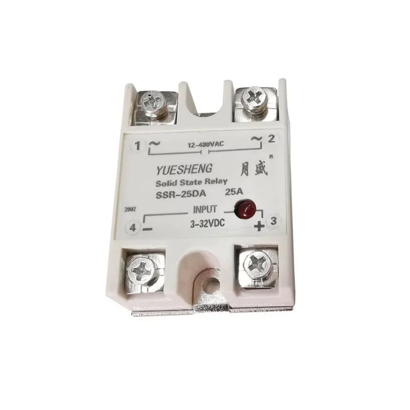 

SSR-10DA, SSR-25DA, SSR-40DA Однофазное твердотельное реле с большим чипом