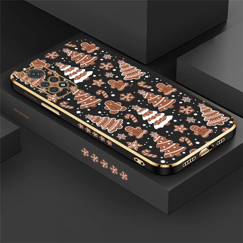 حافظة لهاتف شاومي ريدمي نوت 8 9 برو ماكس 9S 11 4G 11S 11E 11T 10T 10 Lite غطاء خلفي بنمط شجرة الكريسماس #1