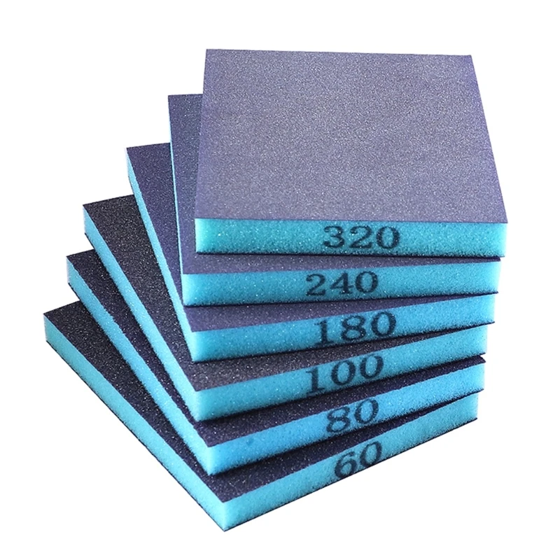 

Wet Dry Sandpaper Sponge Polishing Sanding Sponge Block Pad Sponge Block Dropship