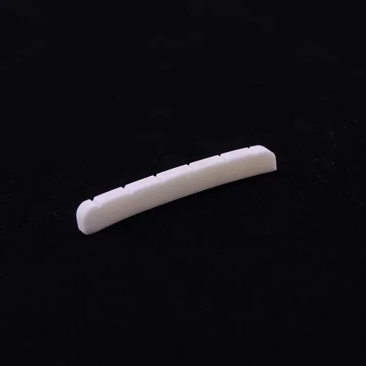 10x Bone Radiused Bottom Nut for Fender Strat Tele Guitar 43mm ST luthier DIY 6-strings saddle White
