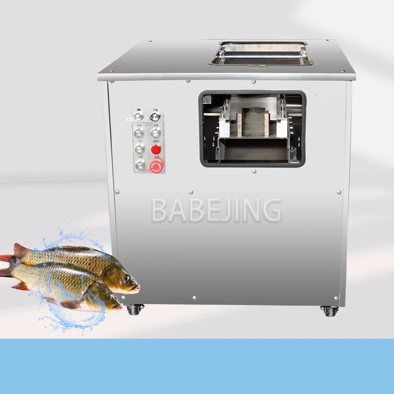 

BABEJING Stainless Steel Slicer, Fully Automatic Fish Slicer, Small Smoked Salmon Cutting Machine