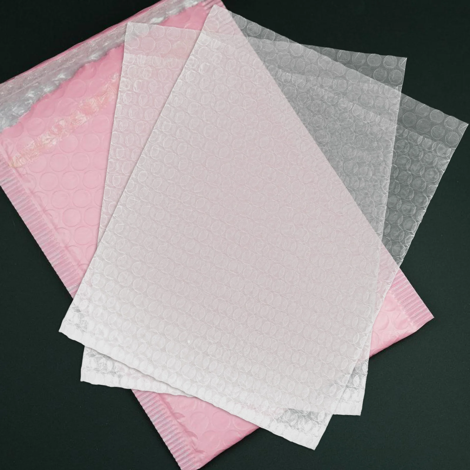 100 قطعة من أكياس الفقاعات الشفافة المقاومة للصدمات للشحن والبريد المتحرك ومستلزمات التعبئة والتغليف وأكياس الفقاعات والأطباق #5