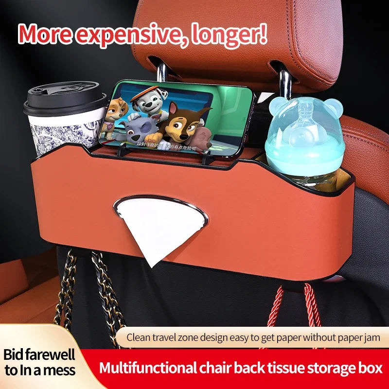 

Car Back Storage Bag for Lixiang IDEAL L7 L8 L9 2023 Li Auto Hanging Seat Back Leather Organizer Auto Back Seat Storage Boxs