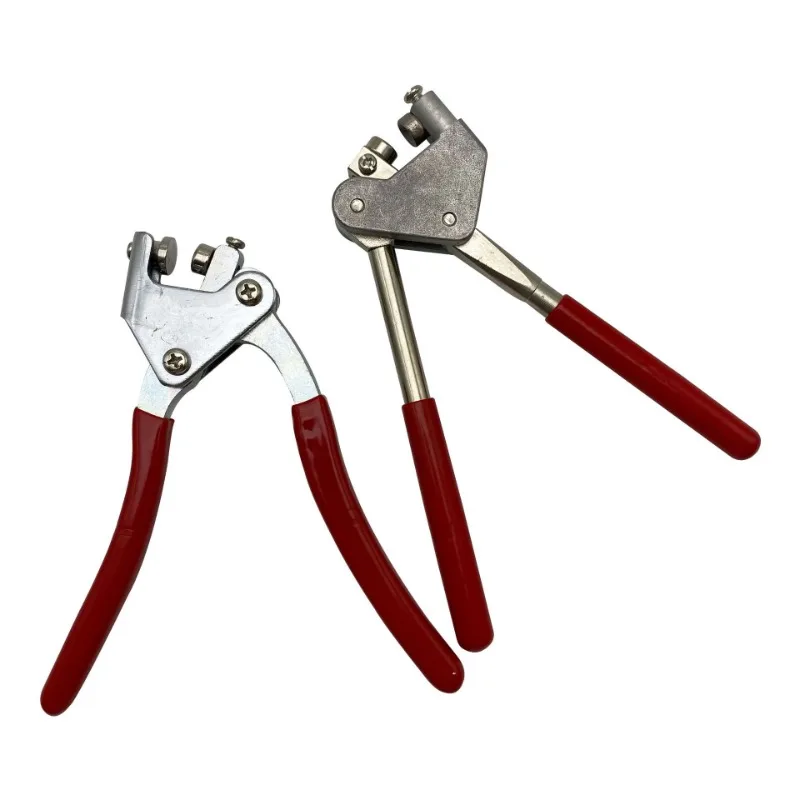 

Jewelry red handle printing pliers, manual press lettering pliers, straight handle curved handle