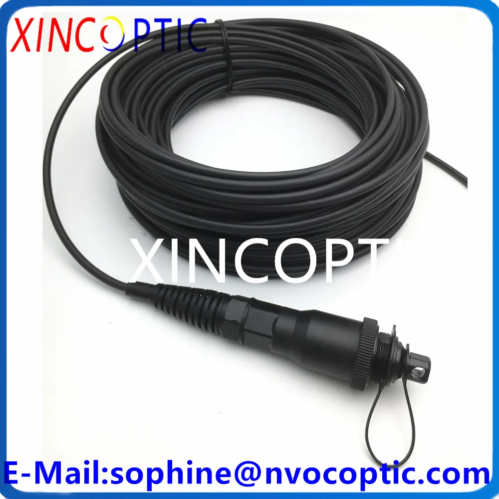 5Pcs IP67 Waterproof Corning Female Mini SCAPC 1M 2M 3M 5.0mm Black Cable to SC/APC OptiTap Outdoor Fiber Optic Patch Cord