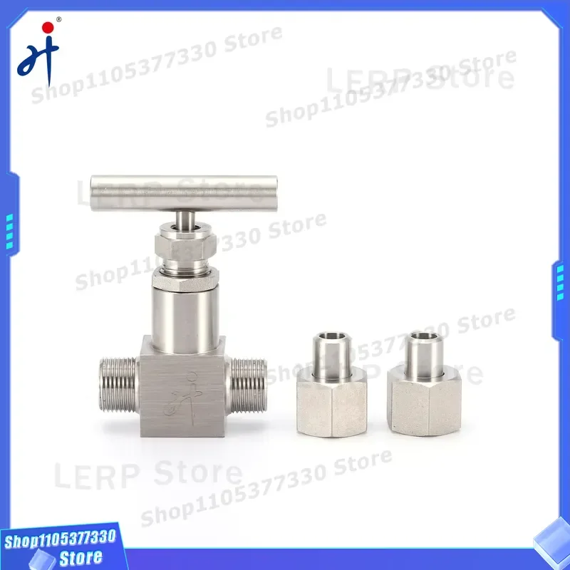 316 Stainless Steel Needle Valve High Pressure Adjustable Flow Control Valve for Industrial Pipeline System Precision