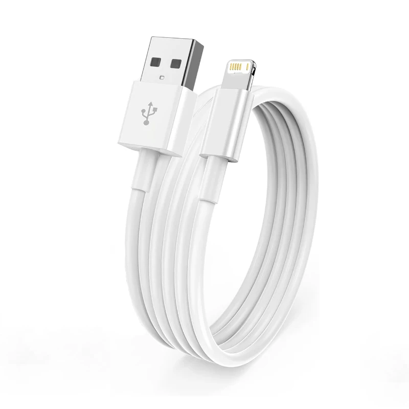 

Fast Charging USB Charger Cable For iPhone 14 8 7 6S Plus 13 12 Pro XS Max XR SE Fast Charging Cord Data Sync Line 1m/3FT 2m/6FT