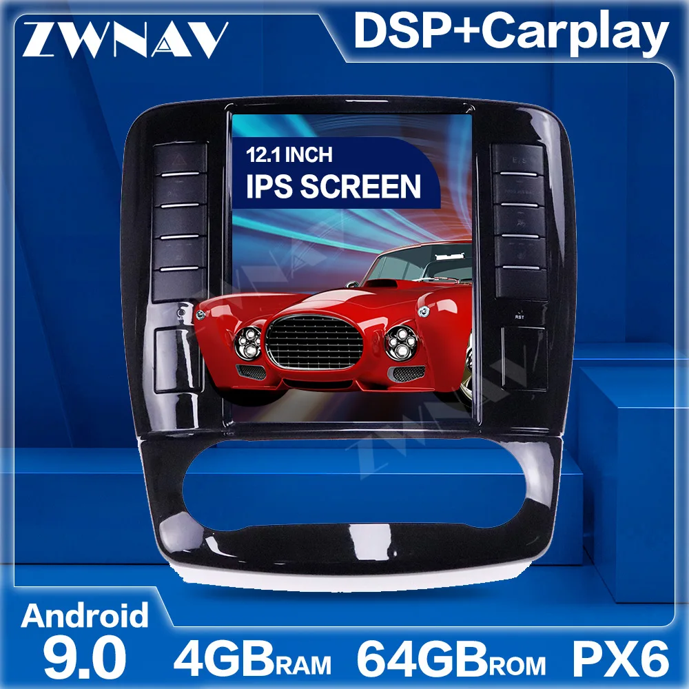 10.4 Inch Screen Android PX6 Car Radio For Mercedes Benz R-Class W251 R280 R300 R320 2006-2014 GPS Multimedia Player Head Unit