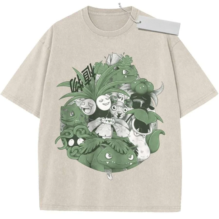 Camiseta Deportiva de Manga Corta para Hombre y Mujer, Multicolor, Algodón Lavado, Estilo Retro Anime, Estampado de Personajes de Groot